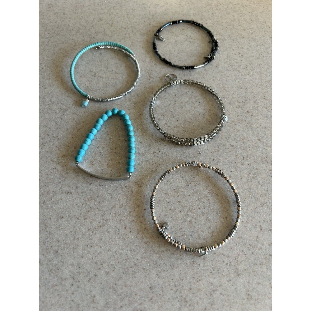 Keep Collective Bracelets Lot of 5 Multi color  Preowned